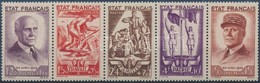 ** 1943 Marschall Pétain ötöcsík Mi 589-593 - Altri & Non Classificati