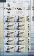 ** 2011 WWF Veszélyeztetett Madárfajták Kisívsor Mi 1298-1301 - Other & Unclassified