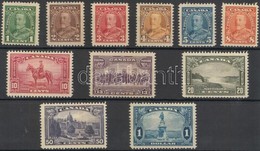 * 1935 Forgalmi Bélyeg Sor / Definitive Stamp Set Mi 184-194 - Other & Unclassified