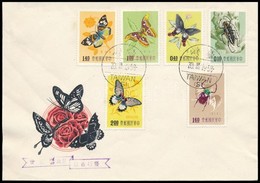 1958 Rovarok, Lepkék Sor FDC-n,
Insect, Butterfly
Mi 282-287 - Altri & Non Classificati