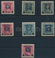 ** 1918 Forgalmi 7 érték Mi 21, 22 A+b, 24, 25 I+II, 26 - Other & Unclassified