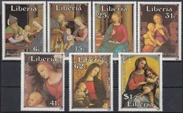 ** 1983 Raffaello Sor + Sor Blokkformában Mi 1281-1287 + Blokk Mi 105 3 Db Stecklapon - Other & Unclassified