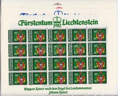 ** 1982 Címerek (III) Kisívsor Mi 793-796 - Sonstige & Ohne Zuordnung