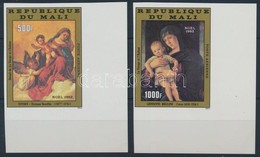 ** 1982 Karácsony Vágott ívsarki Sor,
Christmas
Mi 939-940 - Autres & Non Classés