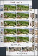 ** 2012 Europa CEPT Látogasson Moldáviába Mi 793-794 Kisívpár - Other & Unclassified