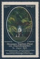 1913. Jun. 14. Grosses Garten-Fest Im Palmengarten, Nagy Kerti ünnepség A Palmengartenben, Lampionok, Tánc, Tűzijáték - Unclassified