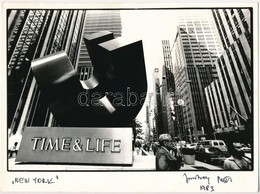 1983 Jankovszky György(1946-): New York, Feliratozva, Aláírt, Pecséttel Jelzett, 18×24 Cm - Sonstige & Ohne Zuordnung