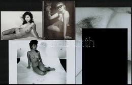 Házibulis Felvételek, Cca 1969 és 1978 Között Készült, Szolidan Erotikus Felvételek Vegyes Válogatása, 5 Db Vintage Nega - Altri & Non Classificati