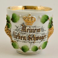 1912 Katona Fiú által Szüleinek Ajándékozott, Megszemélyesített, Verses, Katonákat és Katonai Jelenetet ábrázoló Porcelá - Non Classificati