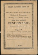 1902 Budapest-Ráckevei, Budapest-Kerepesi, Budapest-Szt. Enderei Vonalakon Közlekedő Személyvonatok Menetrendje, Budapes - Non Classificati