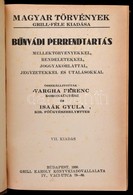 Bűnvádi Perrendtartás. Melléktörvényekkel, Rendeletekkel, Joggyakorlattal, Jegyzetekkel és Utalásokkal. Összeállították: - Unclassified