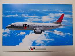 AIRLINE ISSUE / CARTE COMPAGNIE   JTA / JAPAN TRANSOCEAN AIR  B 737 - 1946-....: Era Moderna