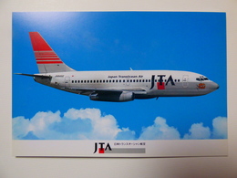 AIRLINE ISSUE / CARTE COMPAGNIE   JTA / JAPAN TRANSOCEAN AIR  B 737 - 1946-....: Modern Era