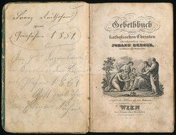 Gebethbuch Eines Katholischen Christen. Durchgesehen Von Johann Berger. Wien,é.n.(1835?),Franz Jos Mechtler, 160 P. Kopo - Non Classificati