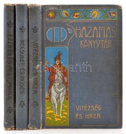 Hazafias Könyvtár 3 Kötete (I.,II.,X.): 
Gaál Mózes: Vitézség és Haza. Történetek A Régi Időkből. Illusztrálta: Garay Ák - Unclassified