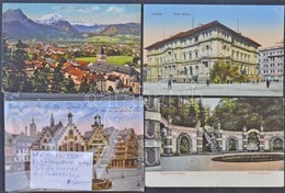 ** * Kb. 123 Db Főleg Régi Német Városképes Lap + 1 Leporello / Cca. 123 Mainly Pre-1945 German Town-view Postcards + 1  - Ohne Zuordnung