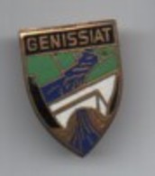 Insigne De Revers à  épingle/Ecusson/GENISSIAT/  Bronze Cloisonné émaillé/ Vers 1930-1950       MED258 - Andere & Zonder Classificatie