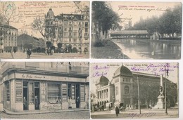 ** * 54 Db RÉGI Külföldi Városképes Lap, Főleg Spanyol / 54 Pre-1945 European Town-view Postcards, Mostly From Spain - Non Classés