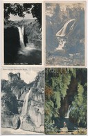** * 18 Db RÉGI Főleg Külföldi Vízesések / 18 Pre-1945 Mostly European Waterfalls - Non Classés