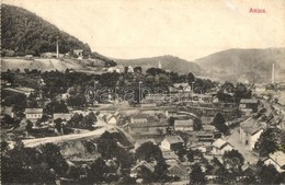 T3 Anina, Stájerlakanina, Steierdorf; Látkép, Jobbra Vasútállomás, Vagonok. Kiadja Hollschütz / General View, Railway St - Ohne Zuordnung