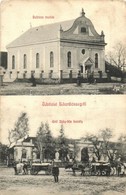 * T3 Bihardiószeg, Diosig; Baptista Imaház, Gróf Zichy-féle Kastély. Kiadja Deutsch József, Sipos J. Felvétele / Baptist - Sin Clasificación