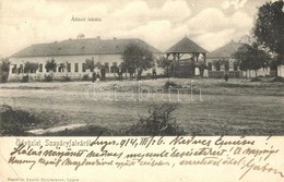 T3 1914 Szapáryfalva, Tipari; állami Iskola, Kiadja Naschitz László Fényképész / School (EM) - Ohne Zuordnung