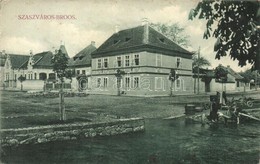 T2/T3 1910 Szászváros, Broos, Orastie; Utcakép, Mosóasszonyok / Street View, Washing Women  (EK) - Ohne Zuordnung