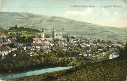 ** T2/T3 Gölnicbánya, Gelnica, Bergstadt Gölnitz; Látkép. Kiadja Feitzinger Ede No. 729/IIa. 1908 / General View (EK) - Ohne Zuordnung