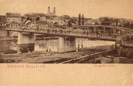 T2/T3 Ungvár, Uzshorod, Uzhorod; Ungvári Híd. Balázs és Bergida Kiadása / Bridge (kis Szakadás / Small Tear) - Non Classificati