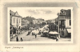 T2/T3 Ungvár, Uzshorod, Uzhorod; Széchenyi Tér, Utcai árusok, Piac, Gellis Miksa Kiadása / Square, Market With Vendors - Ohne Zuordnung