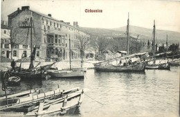T2 1910 Crikvenica, Cirkvenica; Port View With Sailing Ships - Unclassified