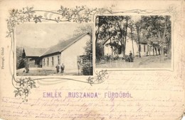 T3 1906 Ruszanda-fürdő, Banja Rusanda (Melence); Szállodák / Spa Hotels. Floral, Art Nouveau  (EM) - Non Classificati