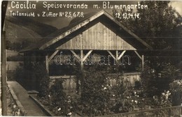 ** T1 Ausser, 'Cäcilia' Speiseveranda Mit Blumengarten / Veranda With Flower Garden. Photo - Non Classificati