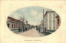 * T2 Gänserndorf, Bahnstrasse, Buchdruckerei Und Verlagsanstalt Franz Schweng / Railway Street, Book Printing And Publis - Unclassified