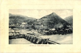 T2/T3 Visegrad, General View, Bridge. W. L. Bp. 4855. Josef Schreiber (EK) - Ohne Zuordnung