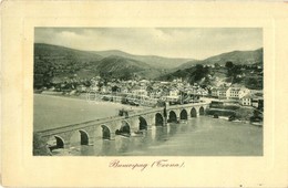 ** T2/T3 Visegrad, General View, Bridge. W. L. Bp. 4857. (EK) - Ohne Zuordnung