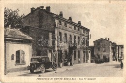 T2/T3 Poggiolo Di Montu Beccaria, Via Principale / Street View With Automobile  (EK) - Non Classificati