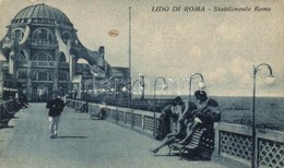 ** T3/T4 Rome, Roma; Beach, Buffet Station (small Tear) - Non Classificati