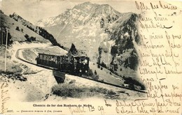 T2/T3 1899 Rochers De Naye, Chemin / Railway, Train  (EK) - Sin Clasificación