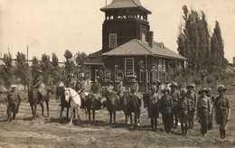 * T2 1933 Cserkészek Csoportképe A Táborban / Scout Boys In The Camp, Horses. Group Photo - Non Classificati