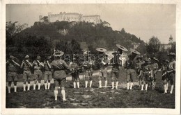 ** T1/T2 Salzburg, Austrian Scout Music Band With The Castle. Foto Rothmaier - Non Classificati