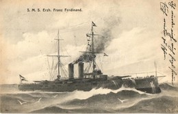 T2 1909 SMS Erzherzog Franz Ferdinand Osztrák-magyar Haditengerészet Radetzky-osztályú Csatahajója / K.u.K. Kriegsmarine - Ohne Zuordnung