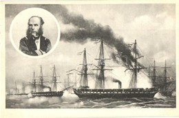 * T1/T2 Seetreffen Bei Helgoland 9. Mai 1864. Das Gablenz-Denkmalkomittee / Wilhelm Von Tegetthoff Won The Battle With S - Ohne Zuordnung