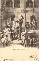 T2/T3 1899 Das Schultragen, Verlag Und Eigentum A. I. Hoffmann, Frankfurt / The Presentation At The Synagogue, Judaica S - Non Classificati