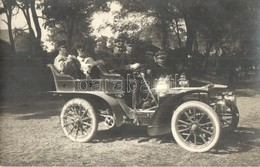 * T2 1905 Sóskút, Katonai Főtisztek Autómobilban; Globucsár, Fürst. V. Lobkovic, Szabó Lajos Gewerbeinspector, Major Wol - Ohne Zuordnung