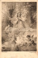 * 4 Db Hans Zatzka Művészlap / 4 Art Postcards, S: Hans Zatzka - Non Classificati