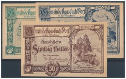 Ausztria 1920. 9db Klf Szükségpénz, Közte Aggsbach, Altheim T:I,I-
Austria 1920. 9pcs Of Diff Necessity Notes, Including - Unclassified