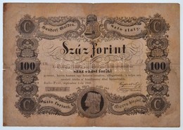 1848. 100Ft 'Kossuth Bankó' T:III,III- Szakadás A Szélén, Fo.
Hungary 1848. 100Ft 'Kossuth Banknote'  C:VG Tear At Edge, - Non Classificati