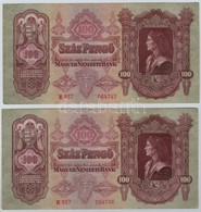 1930. 100P (2x) Sorszámkövetők T:II - Non Classificati