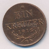 1816B 1kr Cu T:1-,2 - Ohne Zuordnung